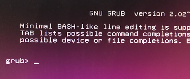 Linux grub